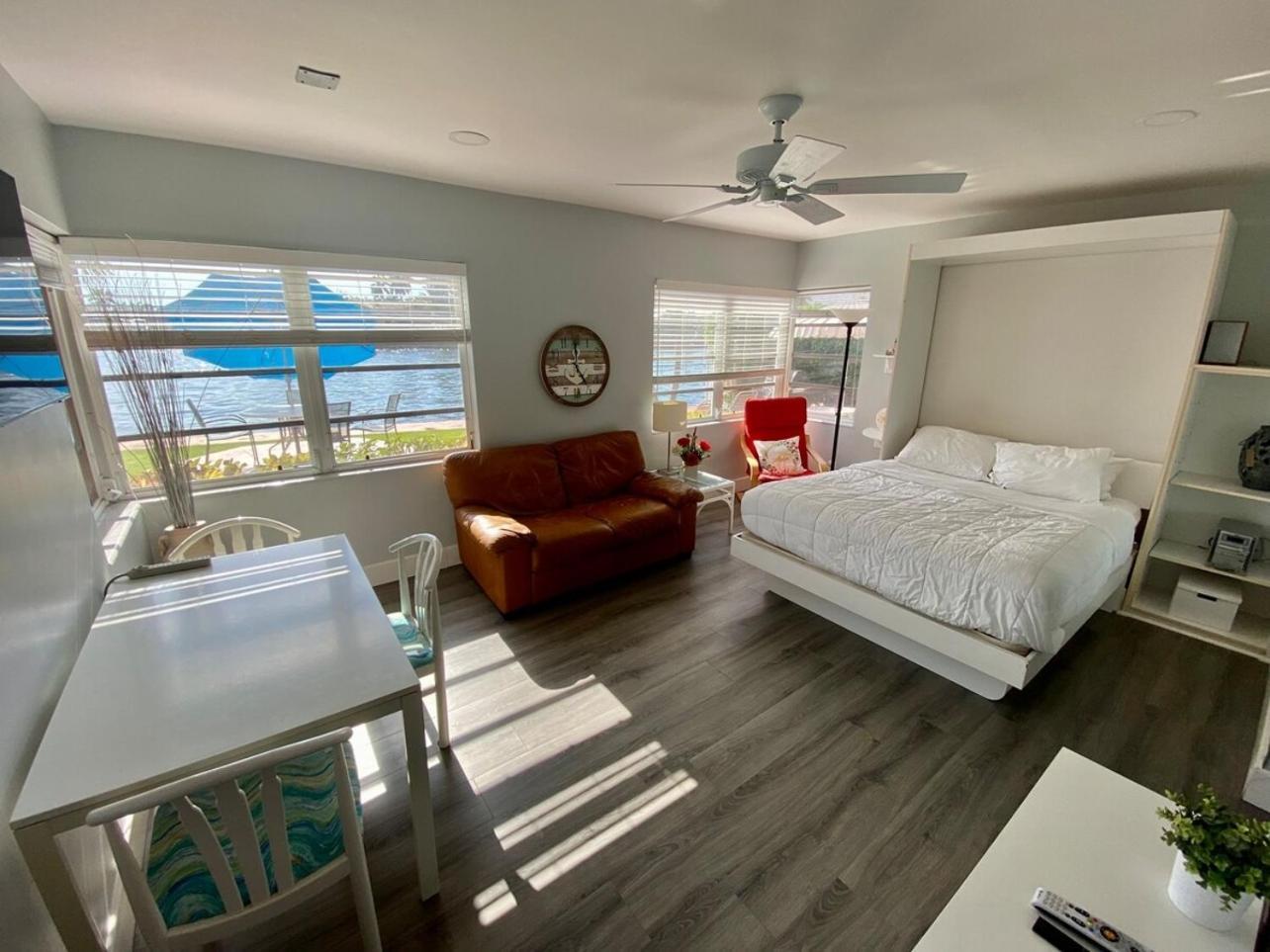 فيلا Studio Intracoastal Views! 5 Min Walk To The Beach بومبانو بيتش المظهر الخارجي الصورة